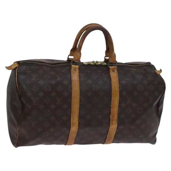LOUIS VUITTON Monogram Keepall 50 Boston Bag M41426 - Picture 1 of 16